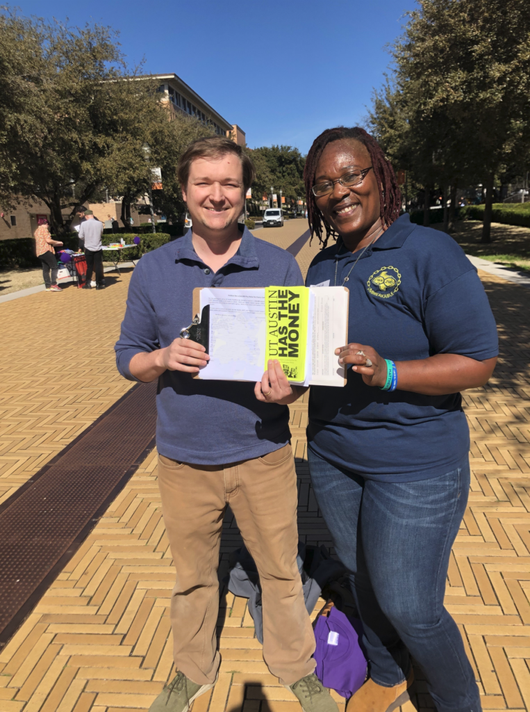 UT Austin Pay Raise Week Of Action Builds Union Power On Campus ...